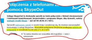 Informacja do Skype
